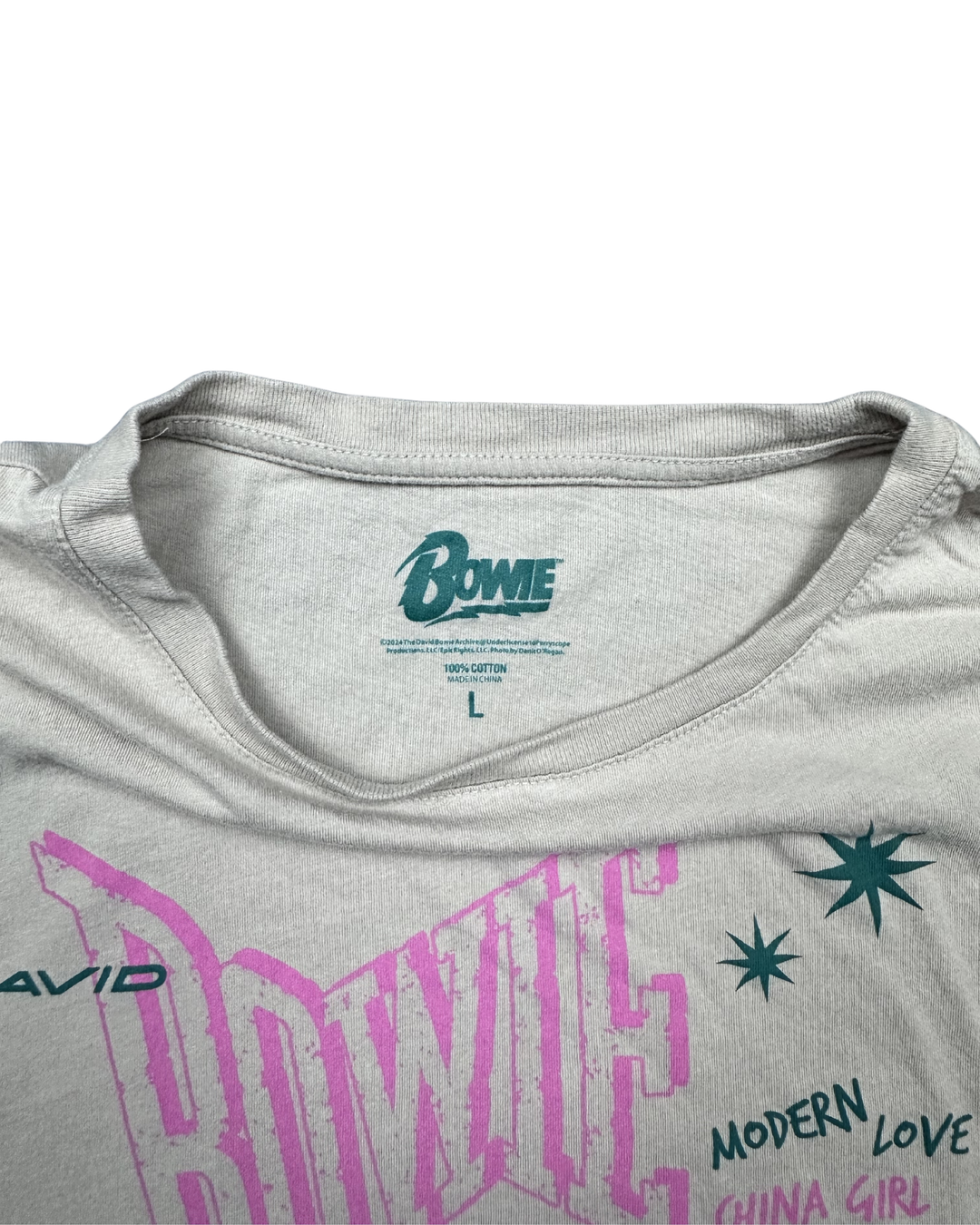 David Bowie Let's Dance Graphic T-Shirt Women's (Large)