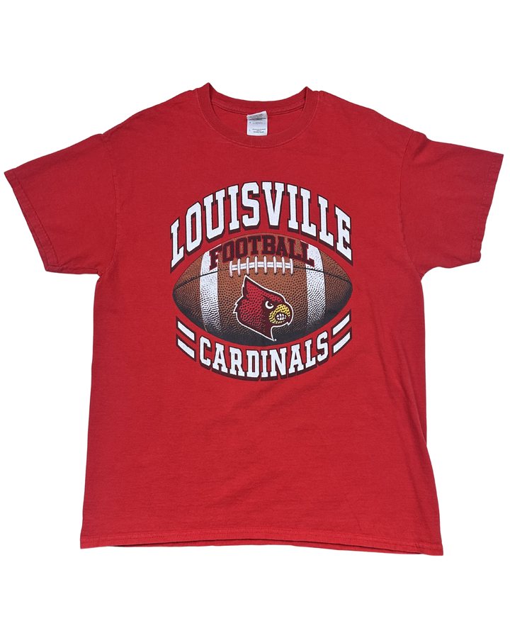 Louisville Cardinals Football Graphic T-Shirt (Large)