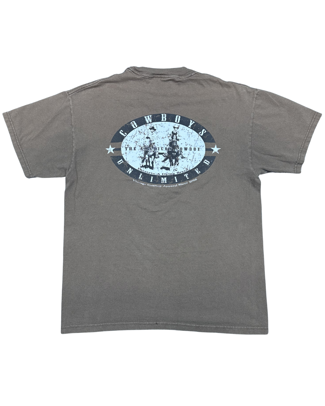 Cowboys Unlimited "The American Cowboy" Graphic T-Shirt (Large)