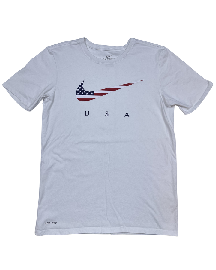 Nike USA American Flag Swoosh Dri-FIT T-Shirt (small)