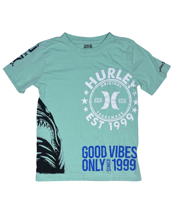 Hurley "Good Vibes Only" Shark Graphic T-Shirt (Large)