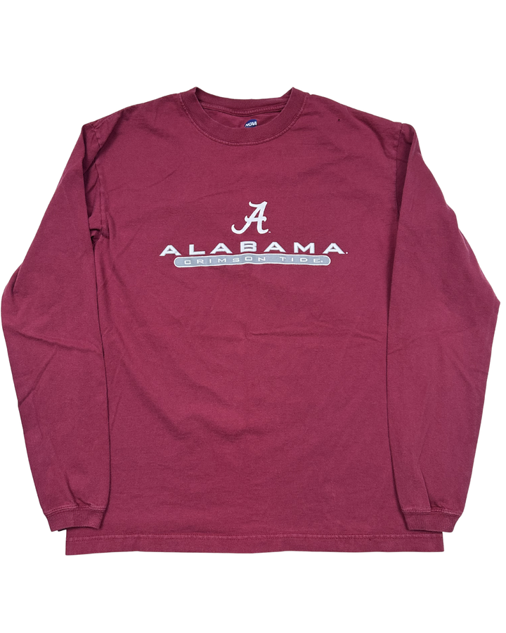 Alabama Crimson Tide Logo Long Sleeve T-Shirt (medium)