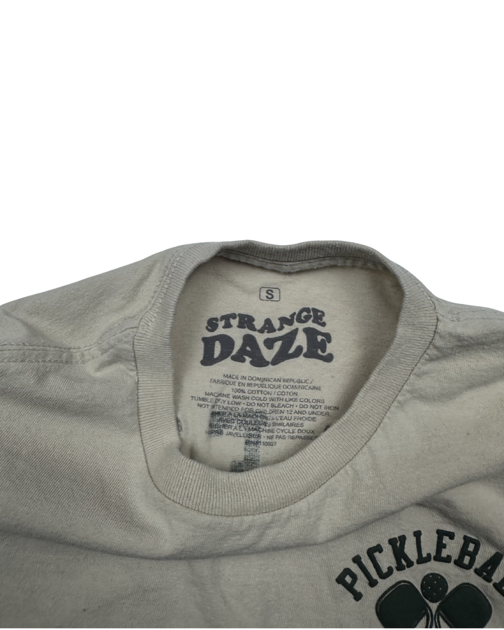 Strange Daze Pickleball Athletics Department Pocket T-Shirt (small)