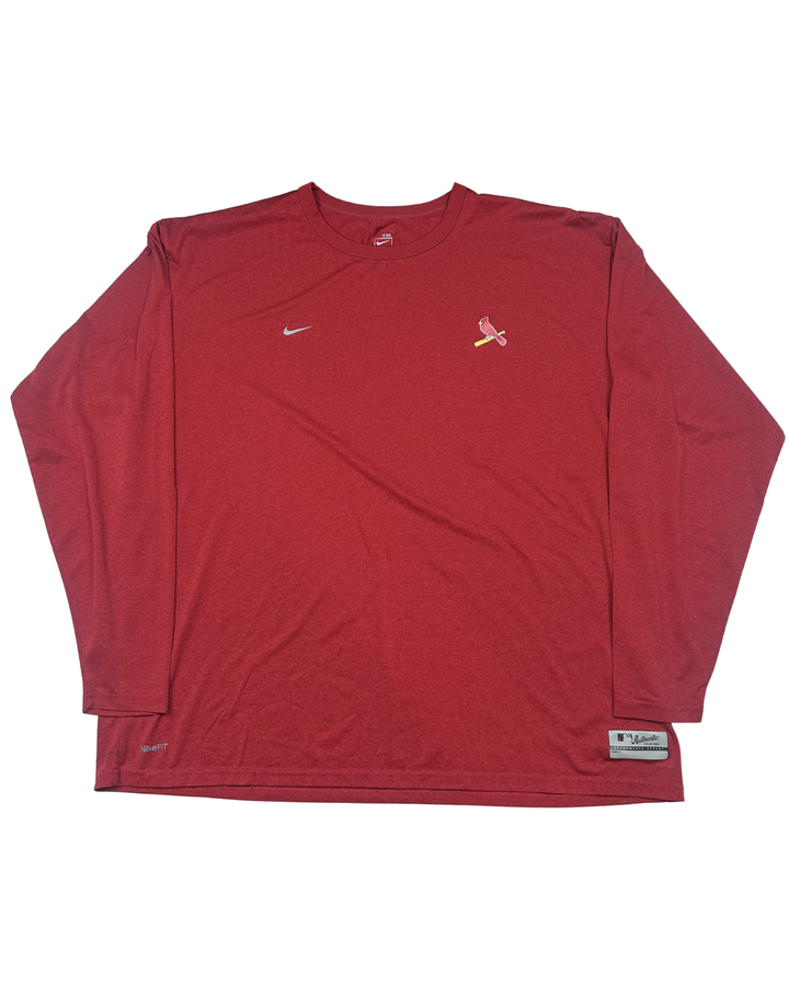 St. Louis Cardinals Nike Dri-FIT Long Sleeve T-Shirt (2XL)