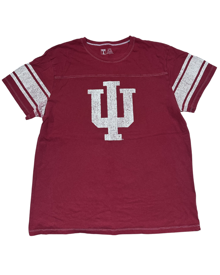 Indiana Hoosiers IU Striped Sleeve T-Shirt (xl)