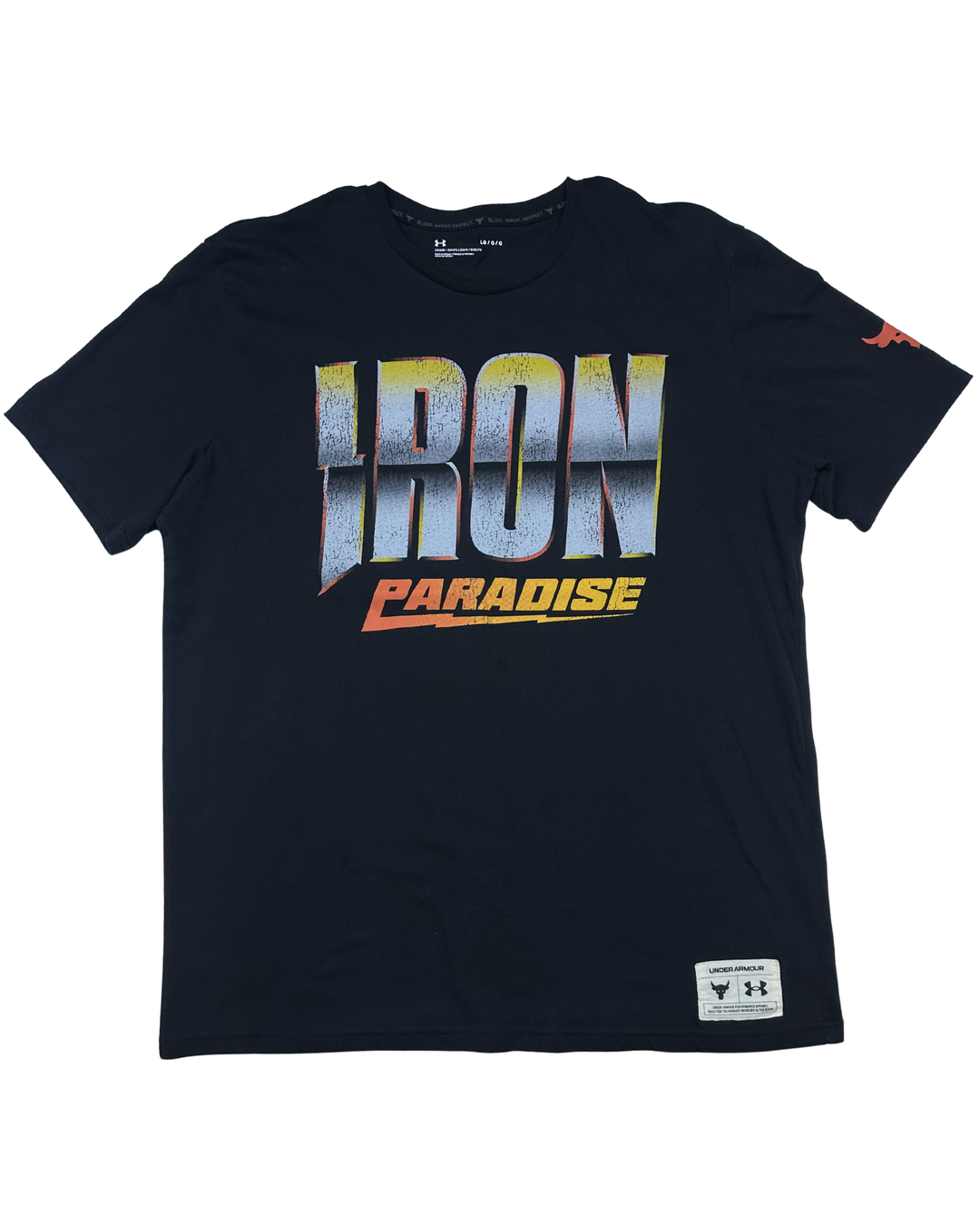 Under Armour Project Rock Iron Paradise Graphic T-Shirt (Large)