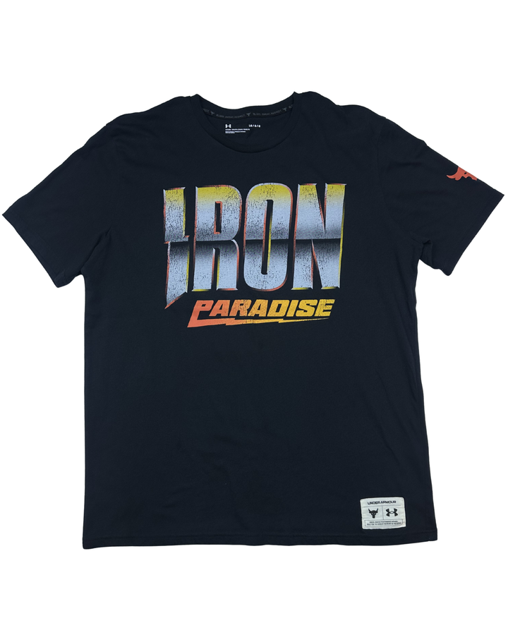 Under Armour Project Rock Iron Paradise Graphic T-Shirt (Large)
