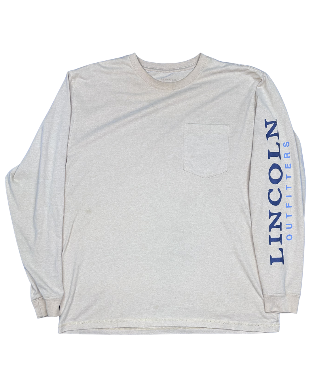 Lincoln Outfitters Pocket Long Sleeve T-Shirt (Large)