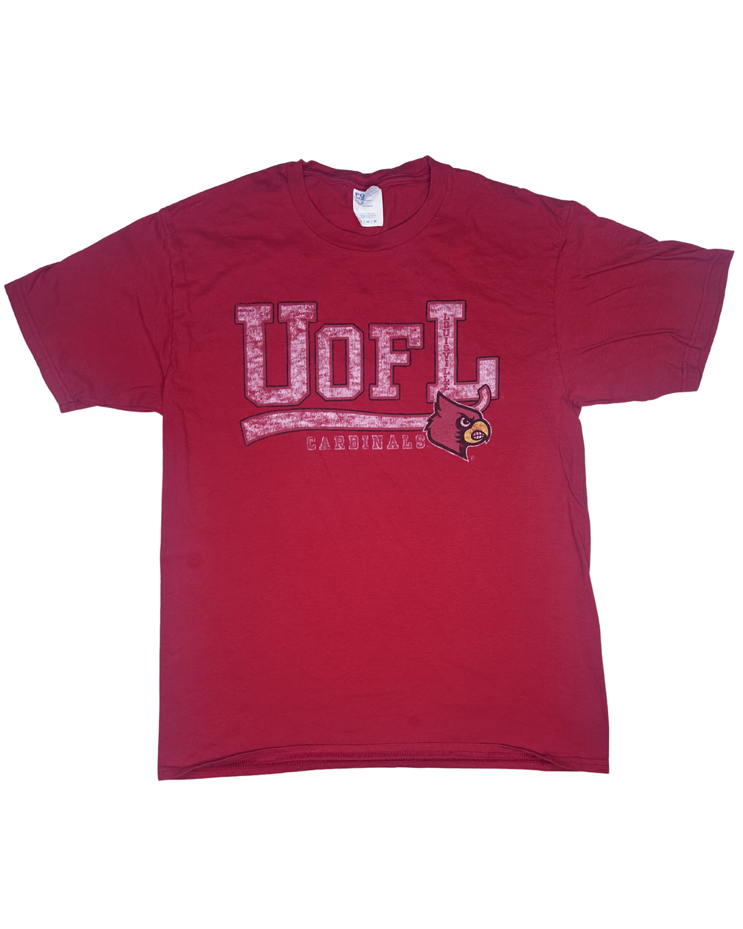 University of Louisville Cardinals UofL Graphic T-Shirt (Medium)