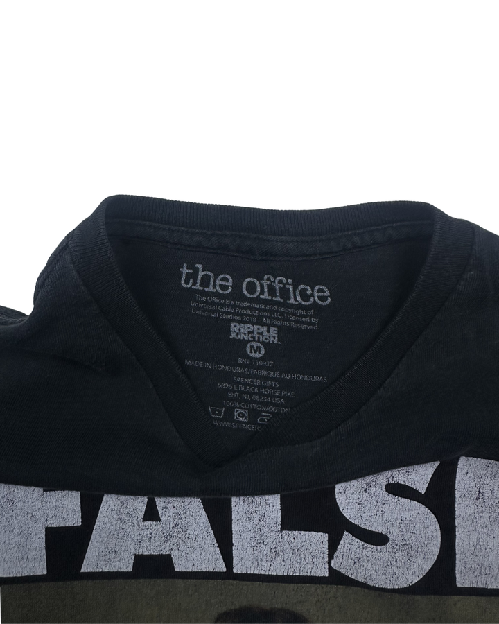 The Office FALSE Dwight Schrute Graphic T-Shirt (Medium)