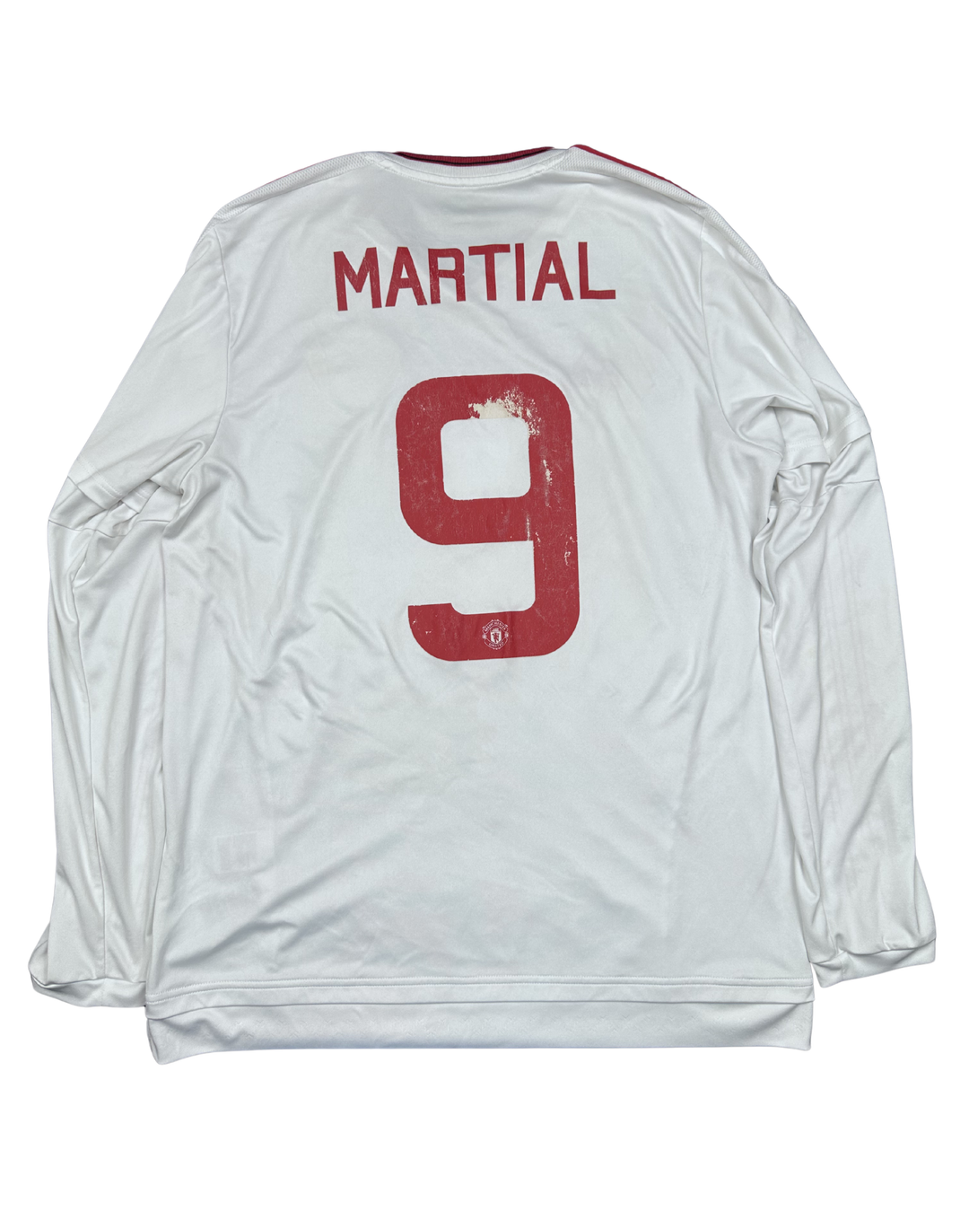 Adidas Manchester United Martial #9 Long Sleeve Jersey (Large)