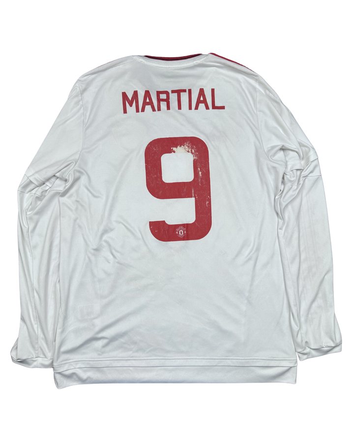 Adidas Manchester United Martial #9 Long Sleeve Jersey (Large)