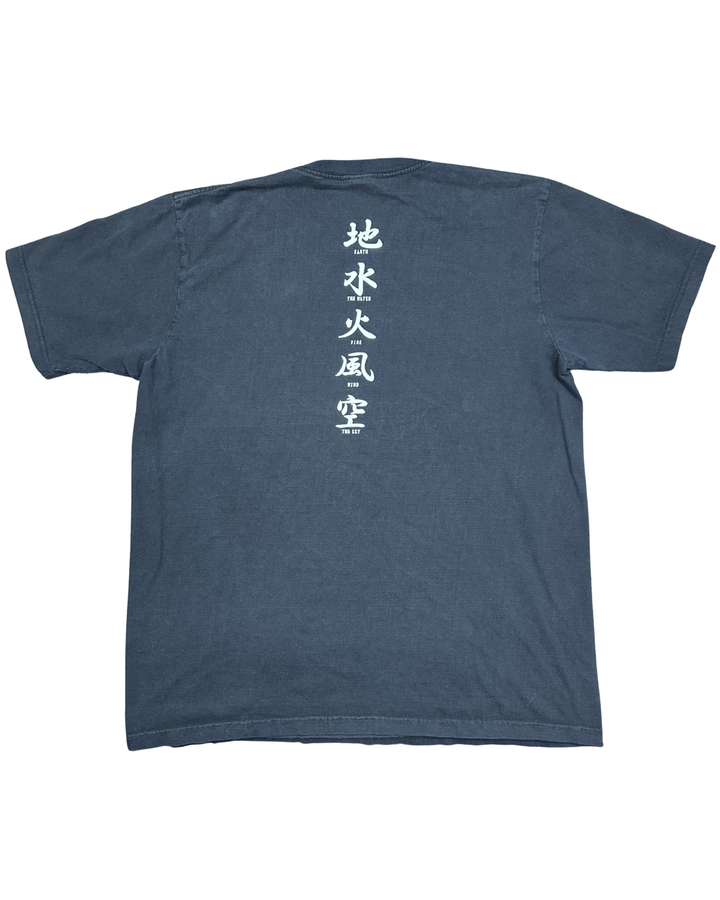 Samurai Spirits Kanji Graphic T-Shirt - Back