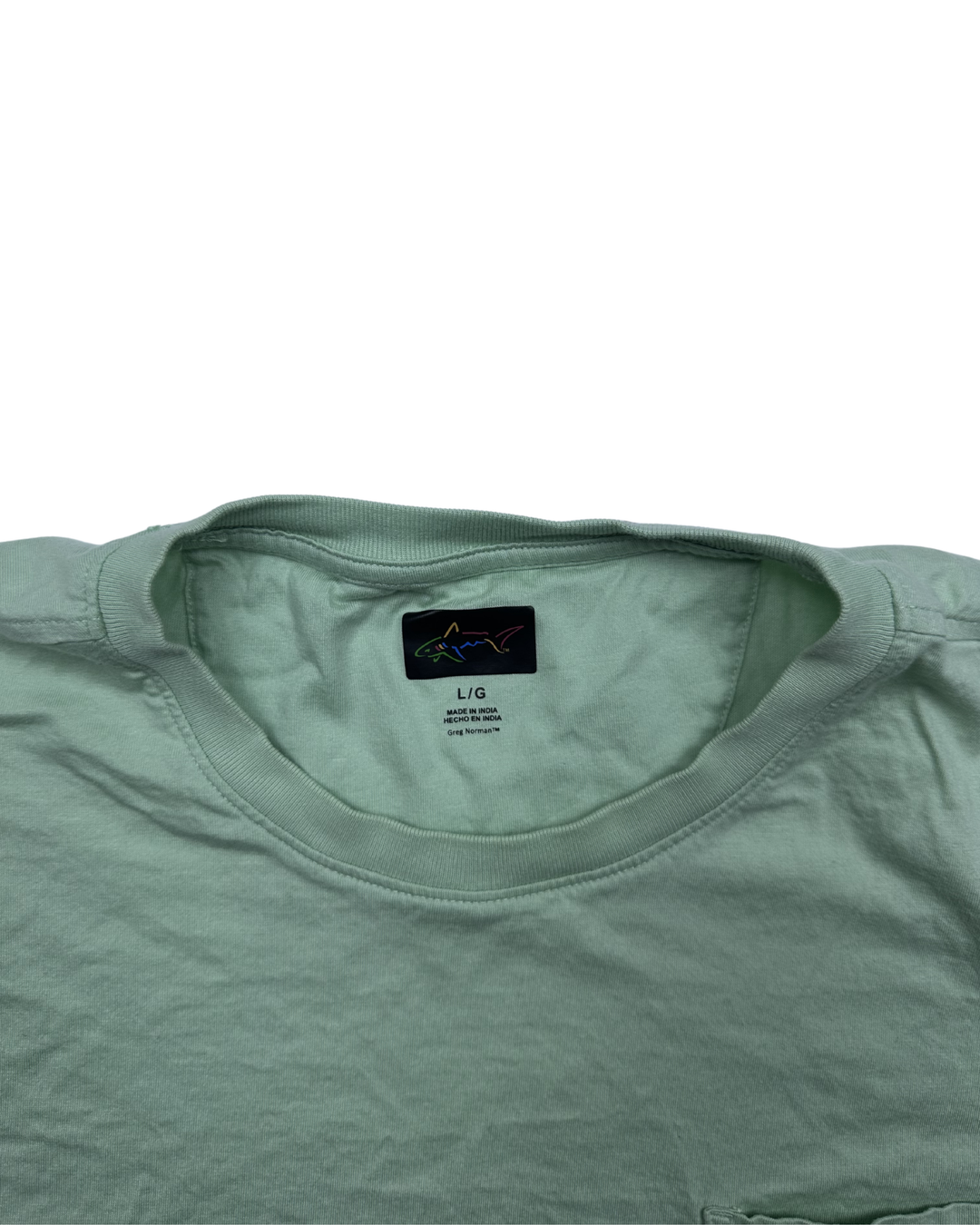 Greg Norman Pocket T-Shirt Sage Green (large)