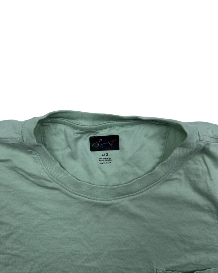 Greg Norman Pocket T-Shirt Sage Green (large)