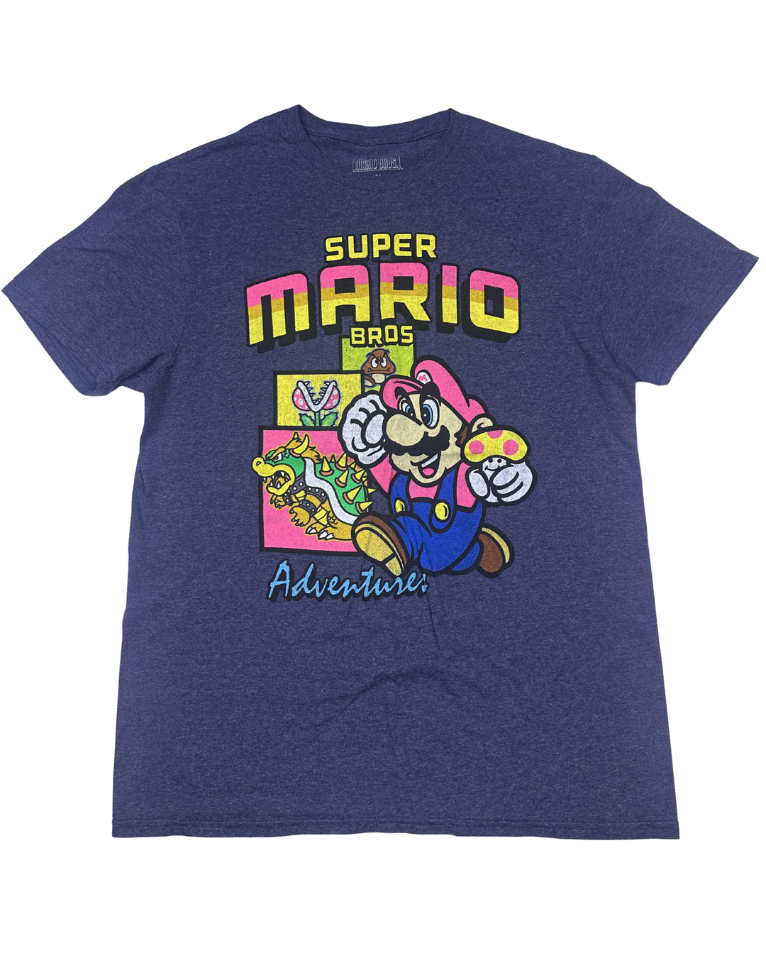 Super Mario Bros Adventures Graphic T-Shirt (Medium)