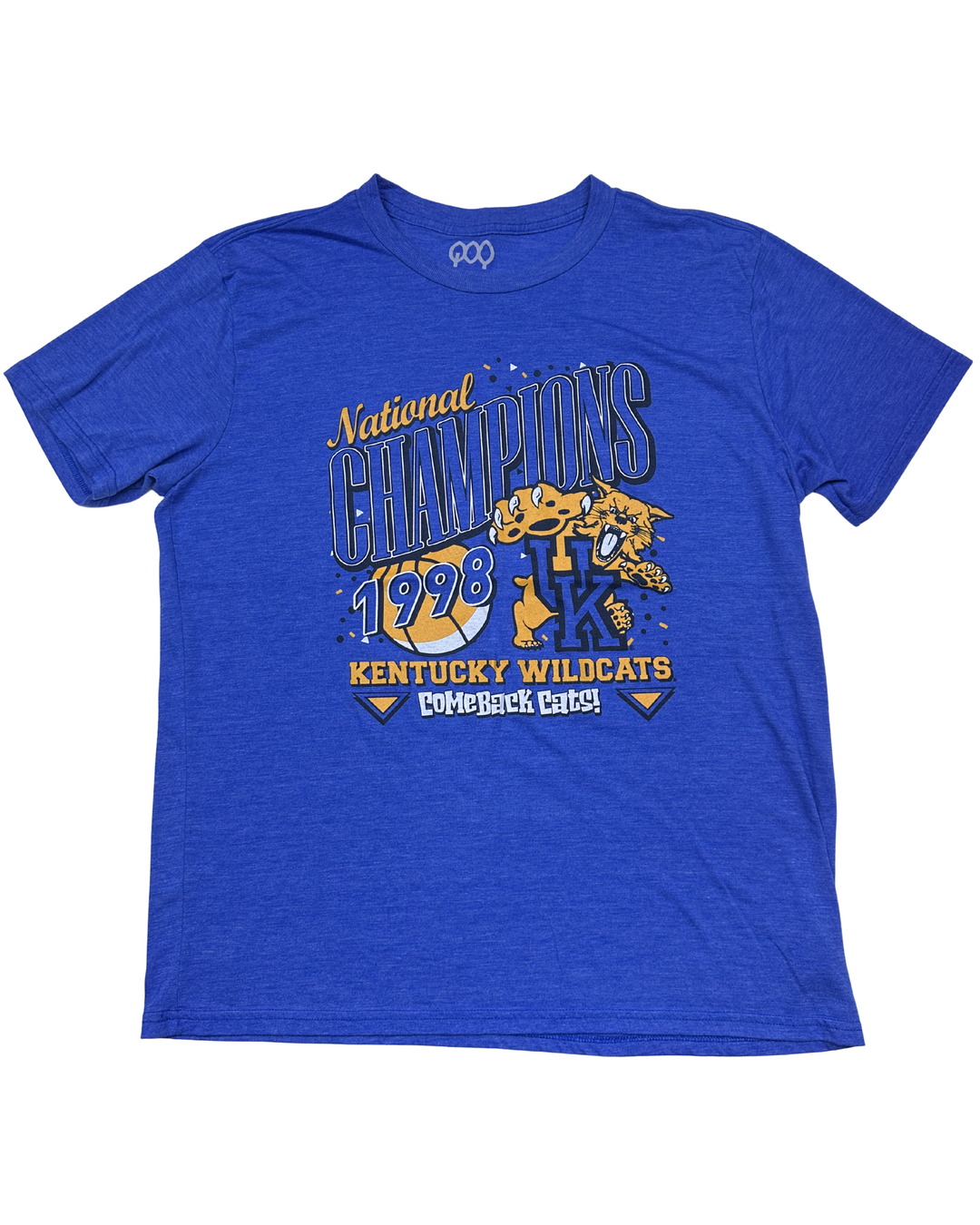 Kentucky Wildcats 1998 National Champions Comeback Cats Graphic T-Shirt (Medium)