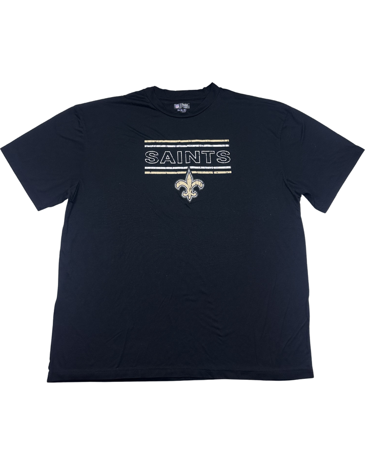 New Orleans Saints Sleepwear Striped T-Shirt (xxl)