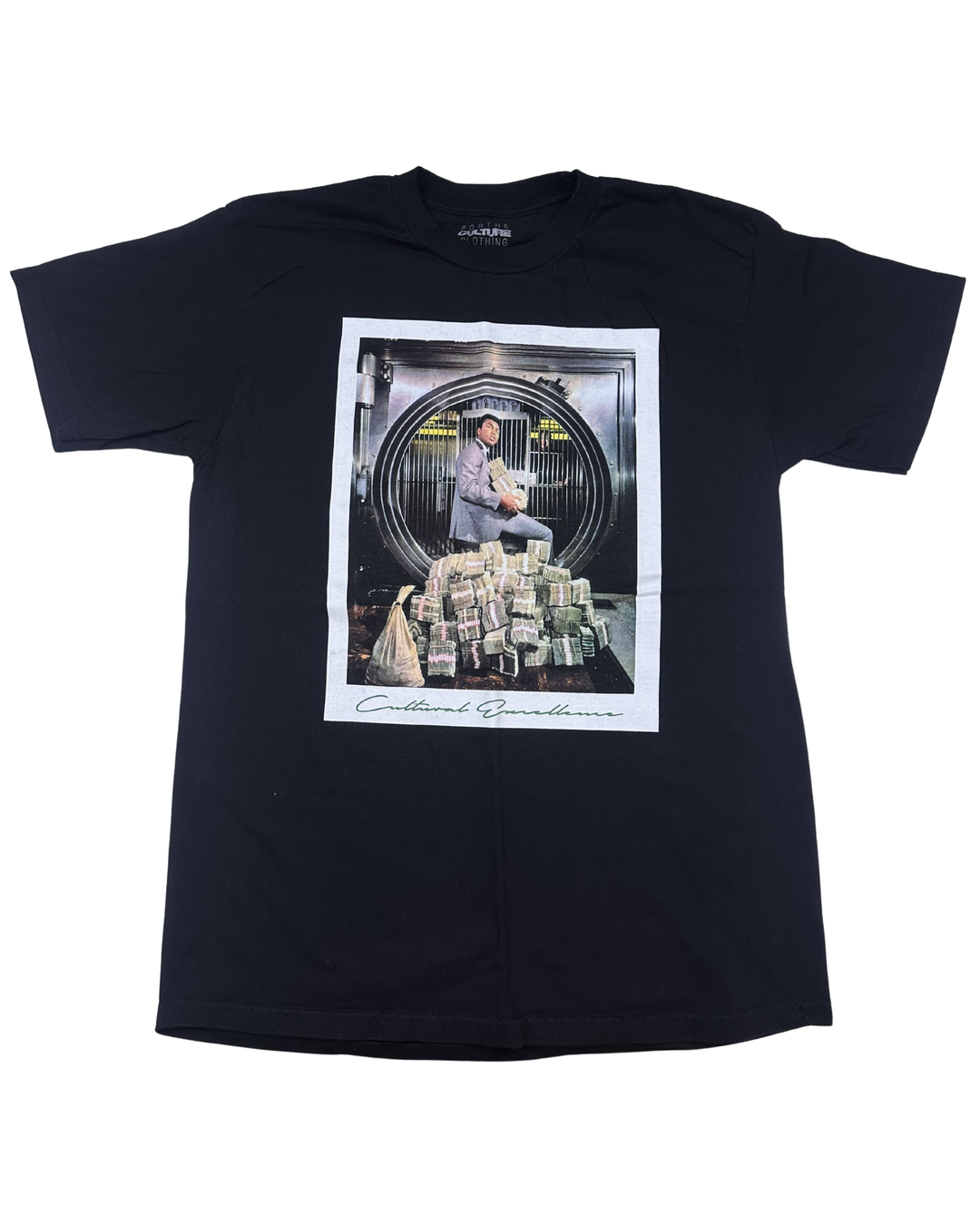 For the Culture Cultural Guidance Bank Vault Graphic T-Shirt (large)