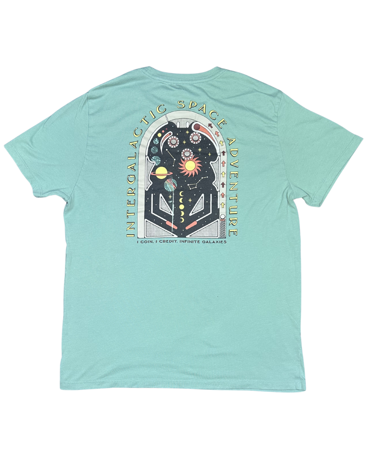 Old Navy Intergalactic Space Adventure Pinball Graphic T-Shirt (Large)