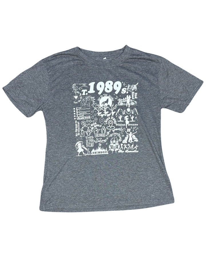 Taylor Swift 1989 Collage Graphic T-Shirt (Small)