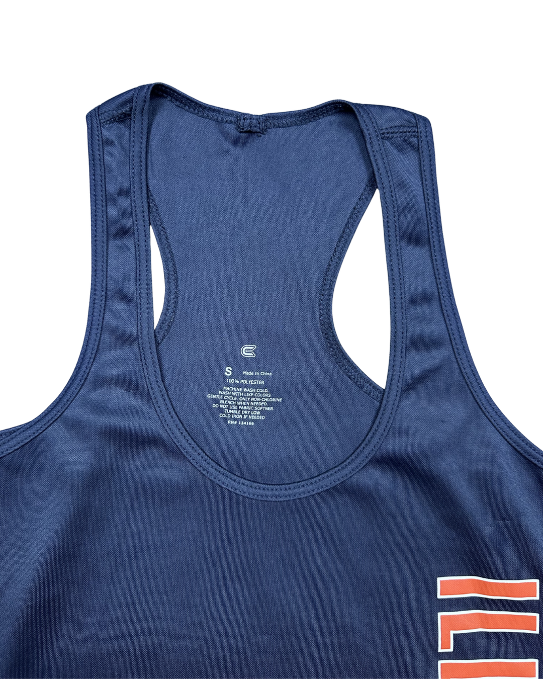 Illinois Fighting Illini Racerback Tank Top - Back