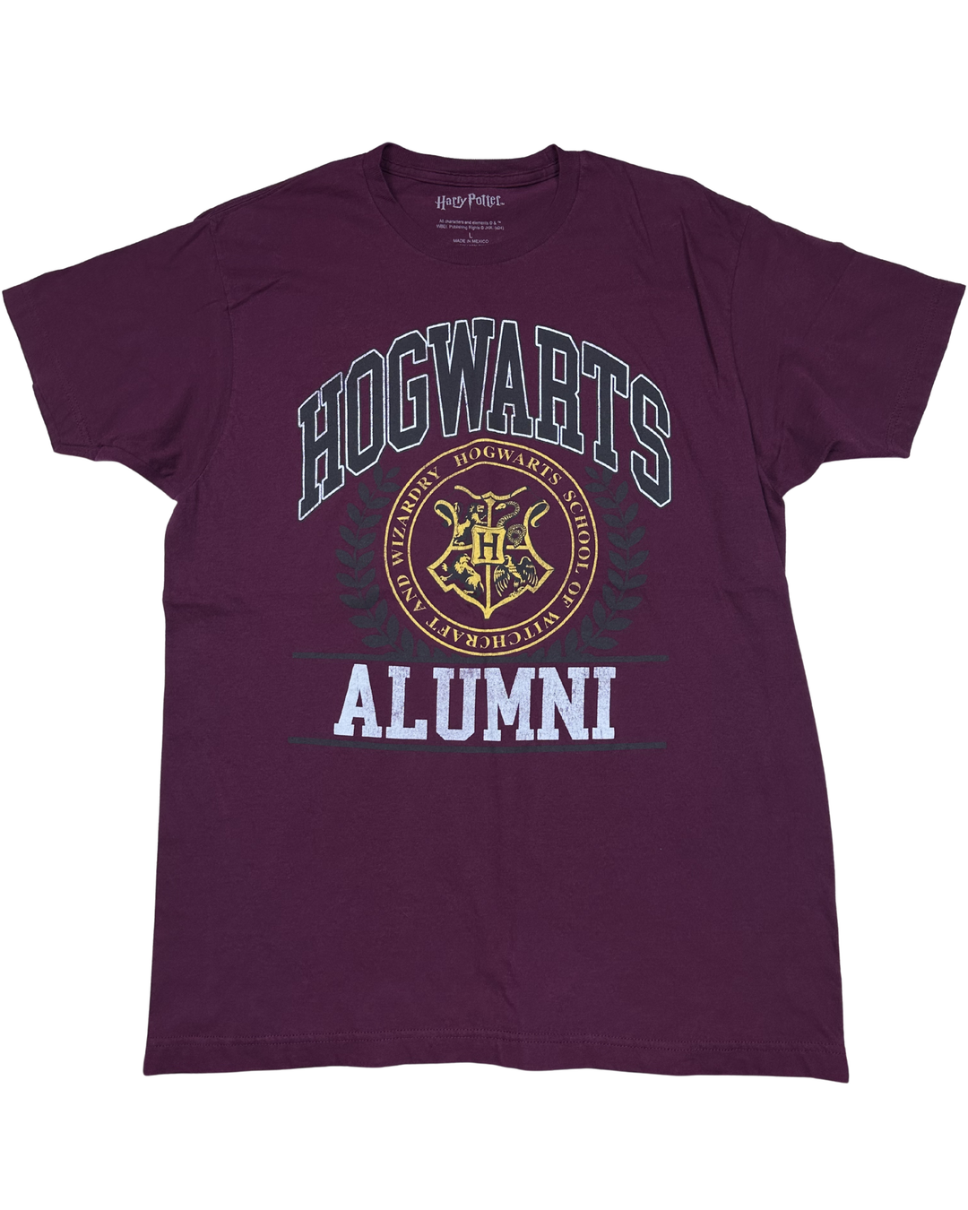 Harry Potter Hogwarts Alumni Graphic T-Shirt (Large)