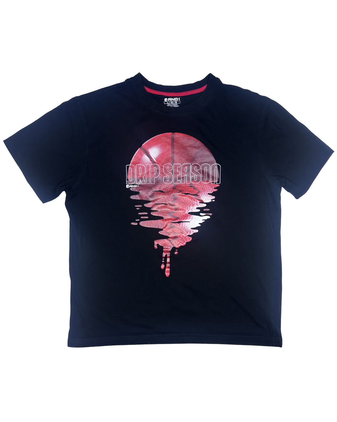 AND1 Drip Season Basketball Graphic T-Shirt (Large)