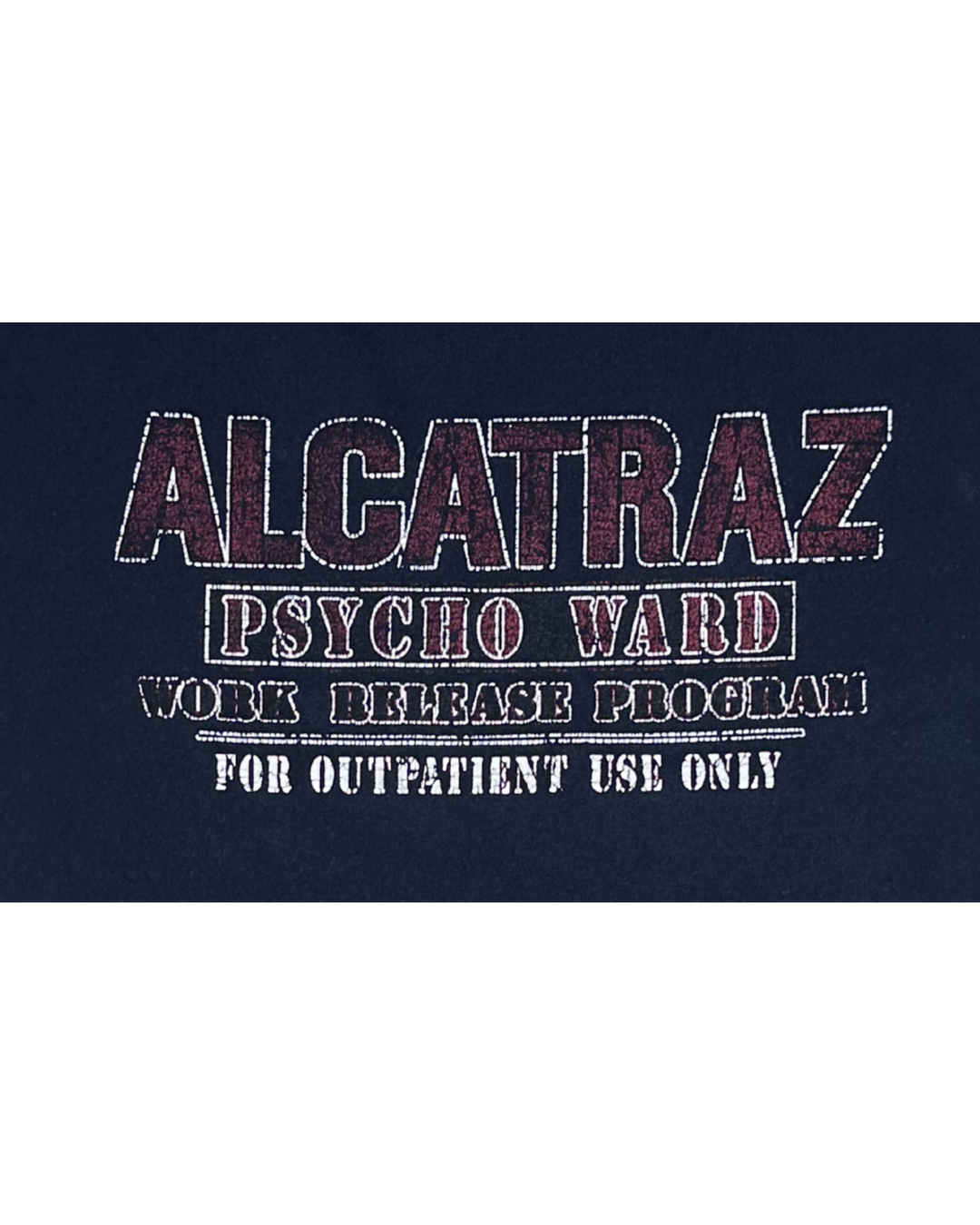 Alcatraz Psycho Ward Graphic T-Shirt (Large)