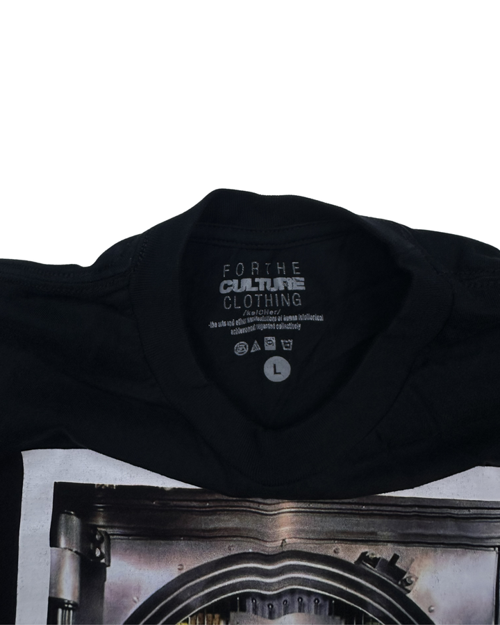 For the Culture Cultural Guidance Bank Vault Graphic T-Shirt (large)