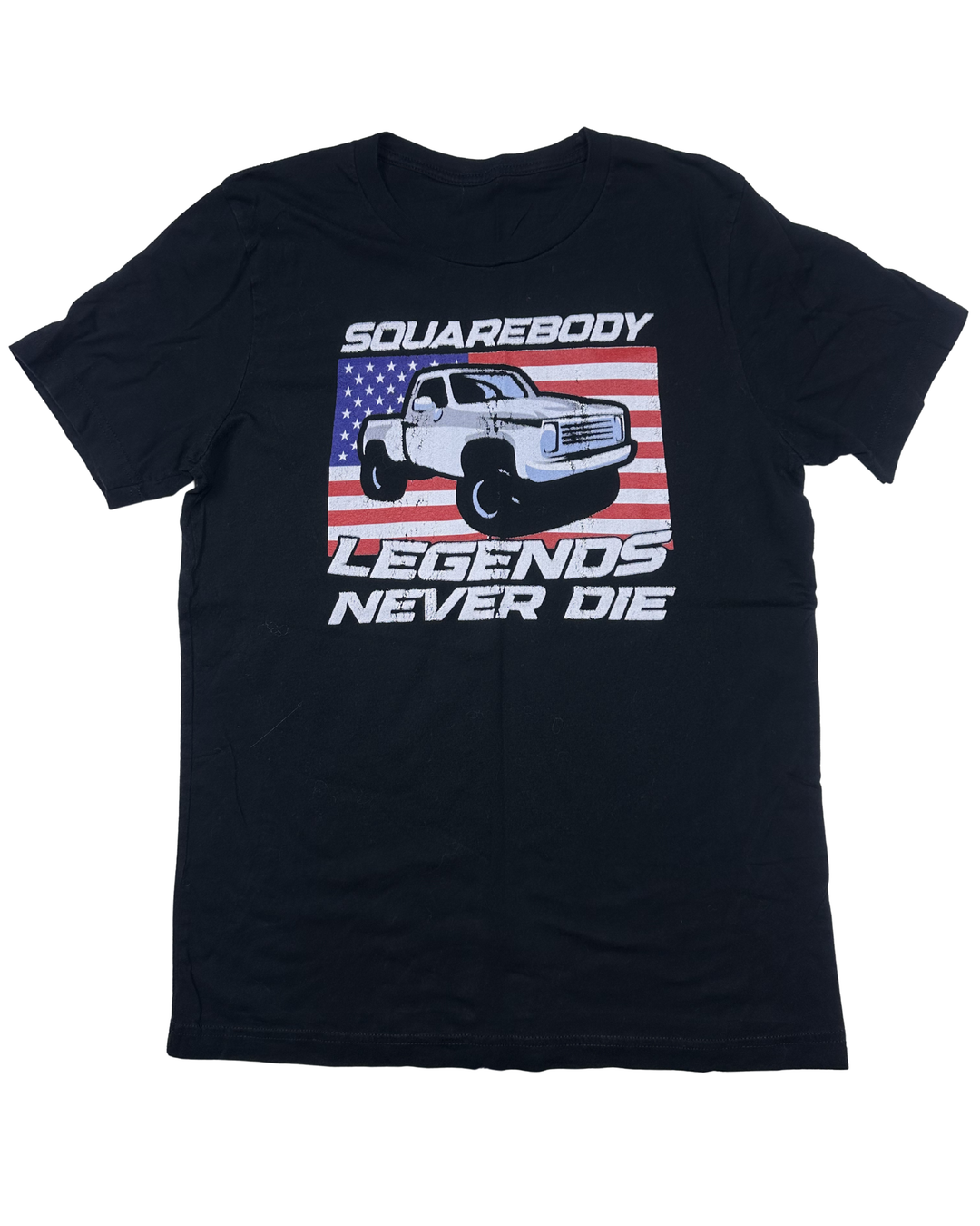 Squarebody Legends Never Die Graphic T-Shirt (small)