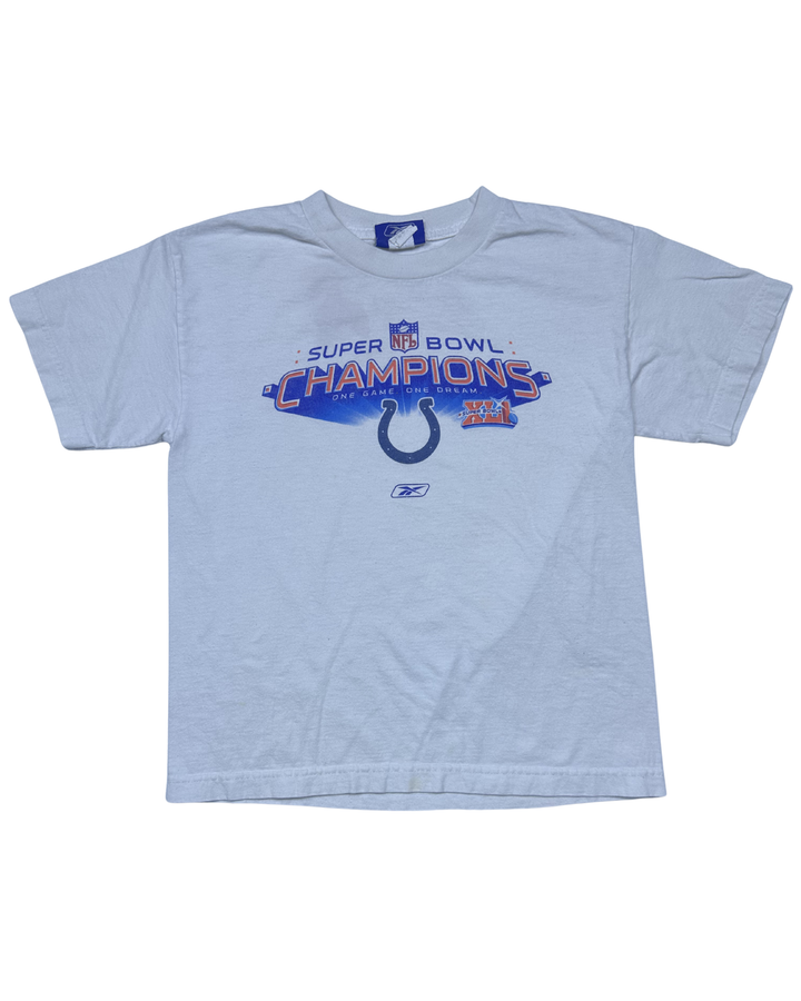 Reebok Indianapolis Colts Super Bowl XLI Champions Graphic T-Shirt (Large)