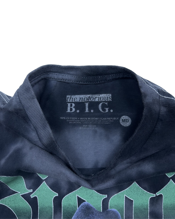 Notorious B.I.G. Biggie King of New York Tie-Dye Graphic T-Shirt (Medium)