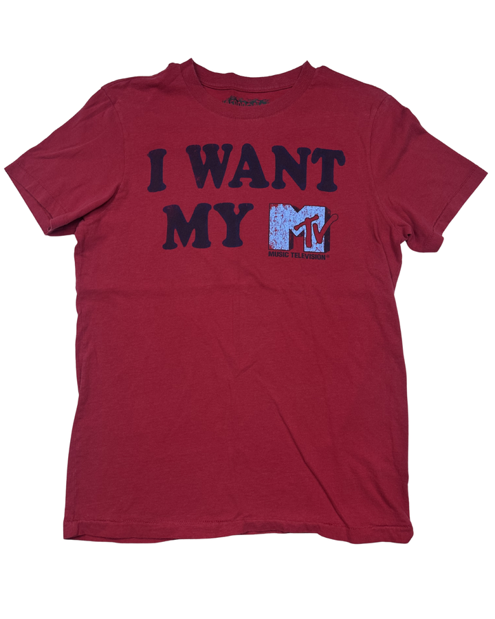 Aeropostale I Want My MTV Graphic T-Shirt (Small)