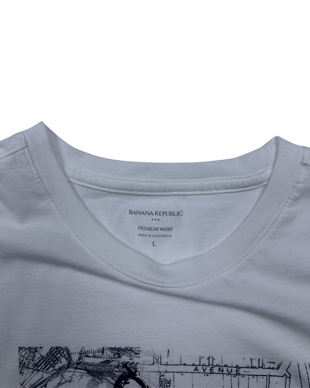Banana Republic Broadway New York City Graphic T-Shirt (Large)