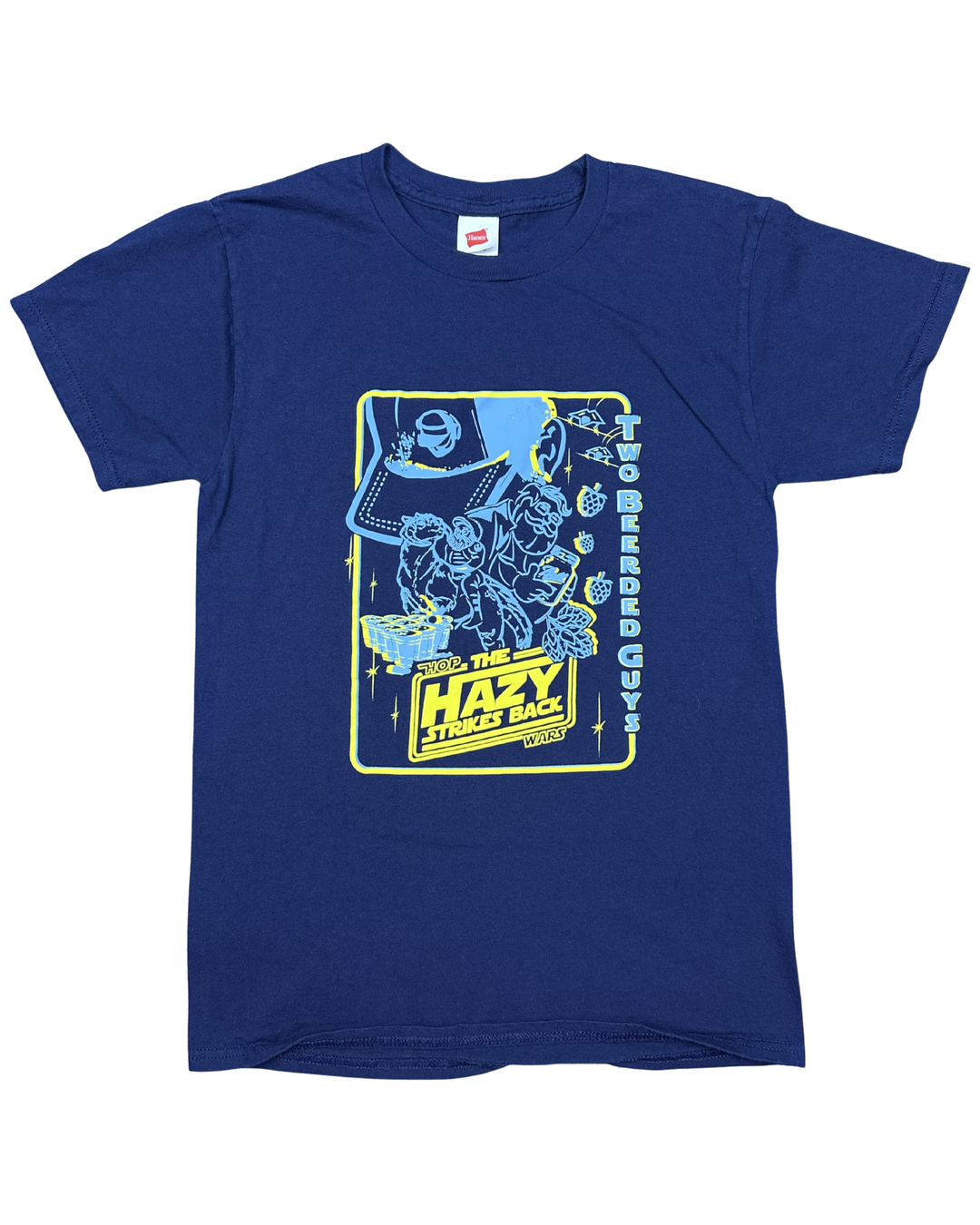 Two Beerded Guys The Hazy Strikes Back T-Shirt (Small)
