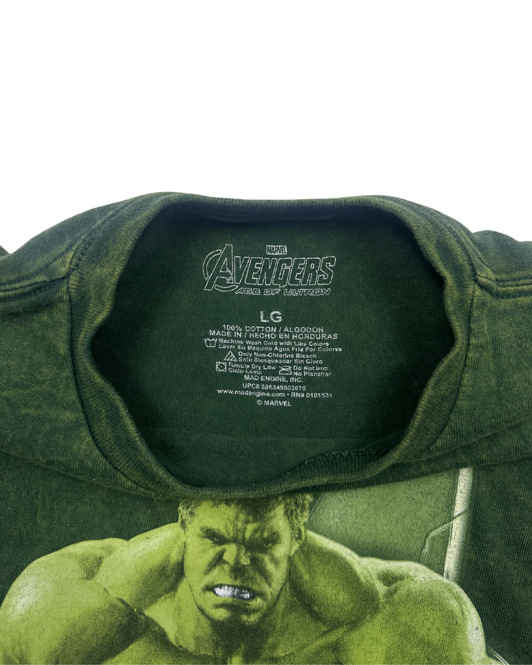 Marvel Hulk Avengers Graphic T-Shirt (large)