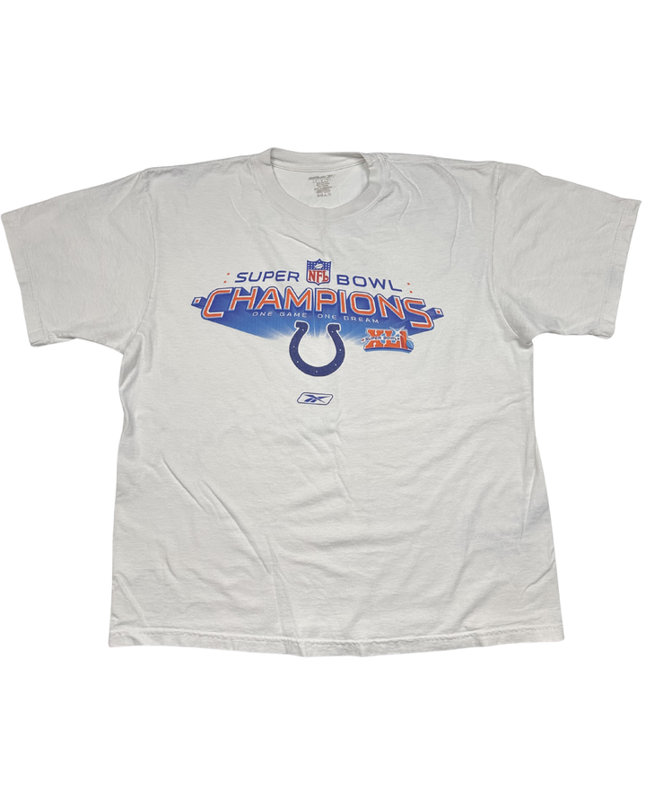 Indianapolis Colts Super Bowl XLI Champions Reebok T-Shirt (xl)