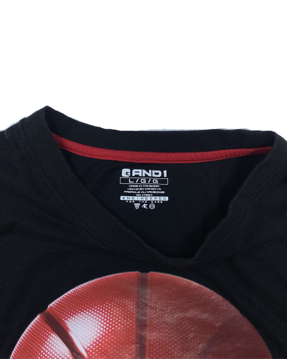 AND1 Drip Season Basketball Graphic T-Shirt (Large)