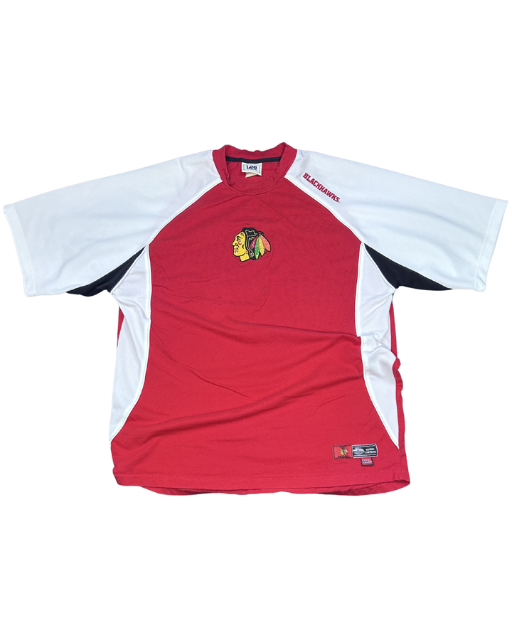 Lee Sport Chicago Blackhawks NHL Jersey T-Shirt (Large)