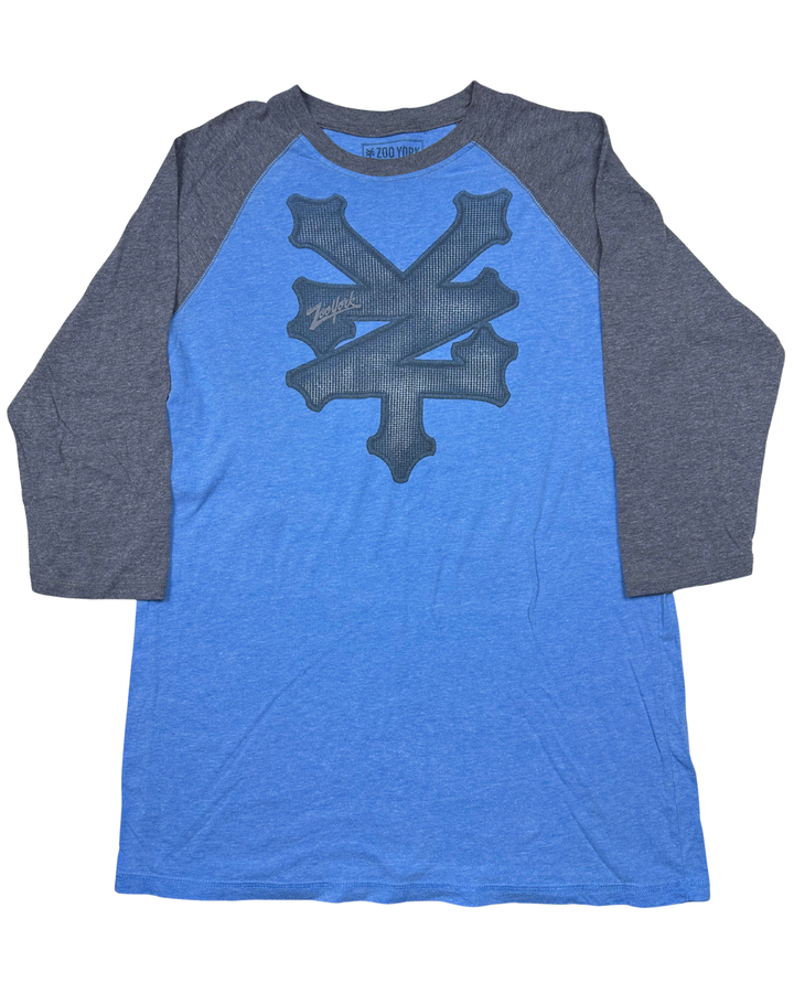 Zoo York Raglan 3/4 Sleeve T-Shirt (large)
