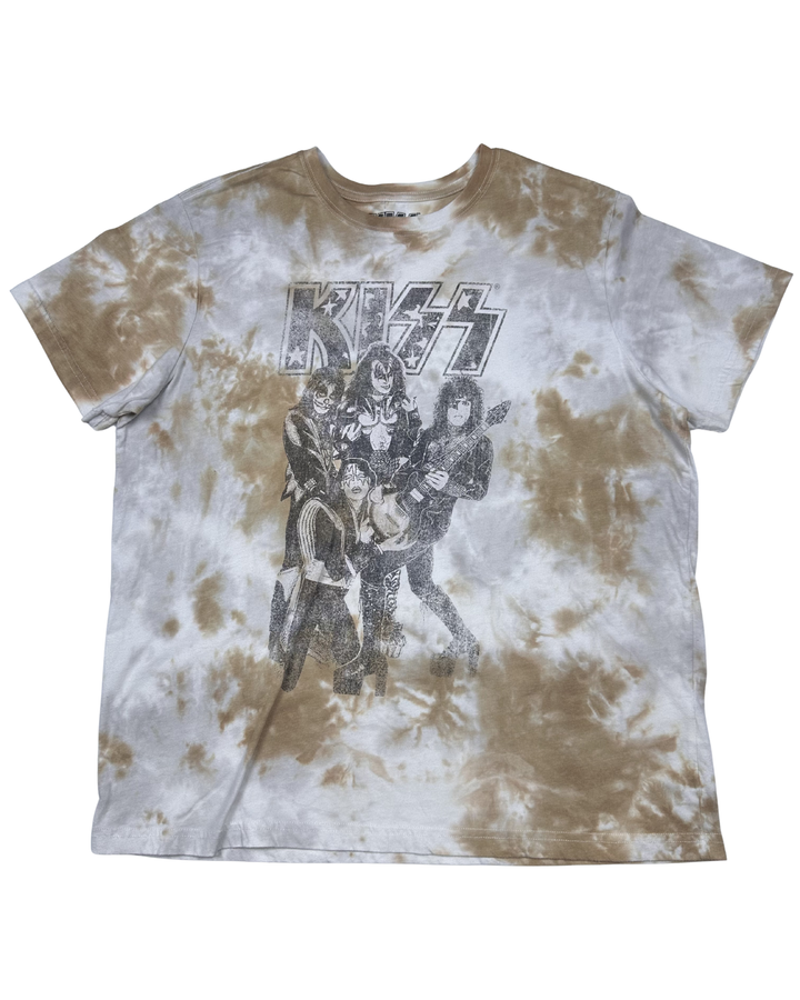KISS Band Tie-Dye Graphic T-Shirt (XL)