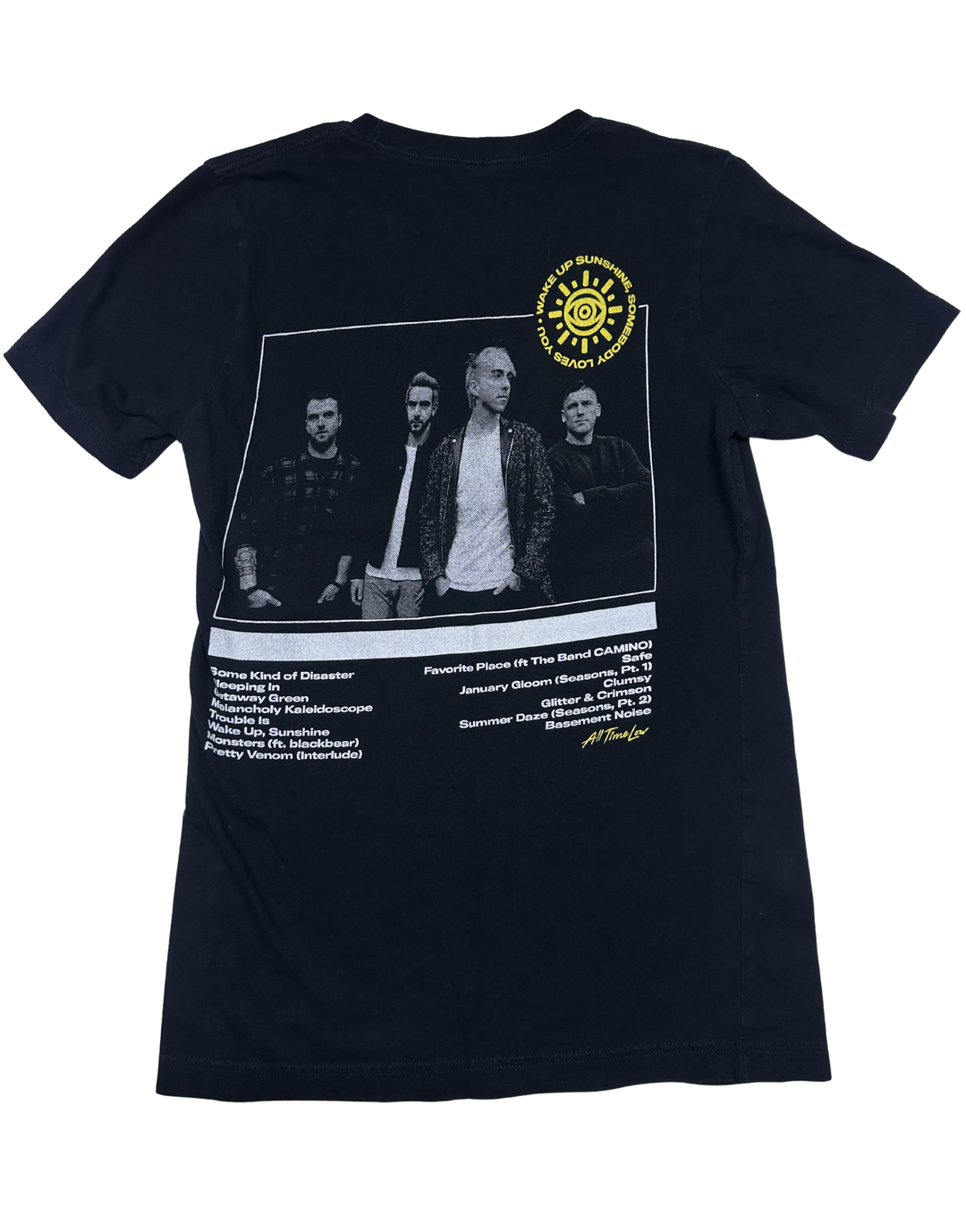 All Time Low Wake Up Sunshine Graphic T-Shirt (Small)