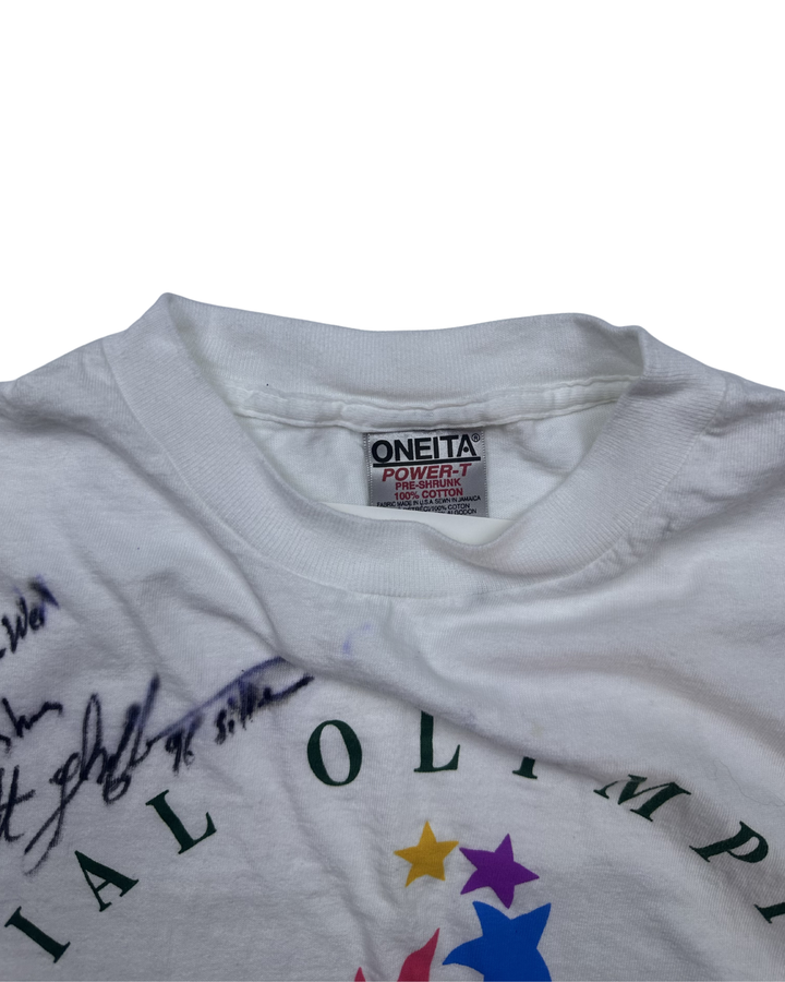 Atlanta 1996 Centennial Olympic Games Signed Graphic T-Shirt (medium)