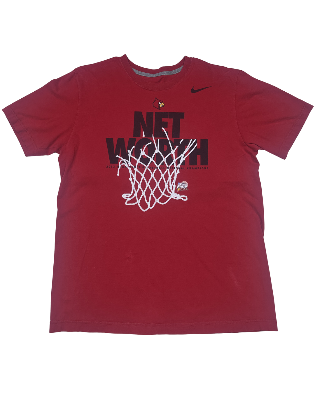 Nike Louisville Cardinals Net Worth Basketball T-Shirt (Medium)