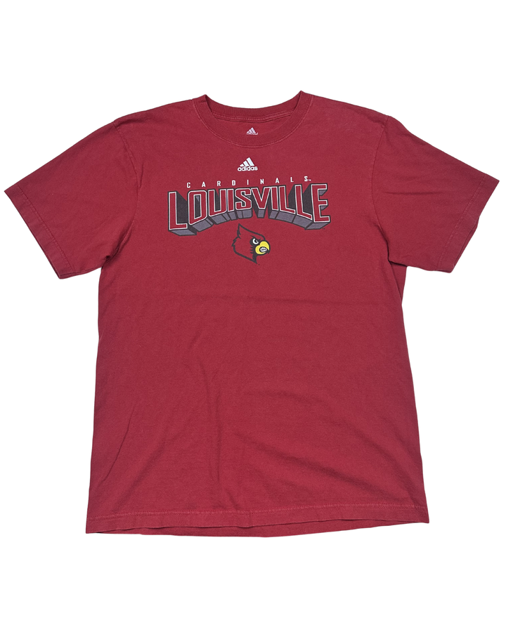 Adidas Louisville Cardinals Graphic T-Shirt (Large)