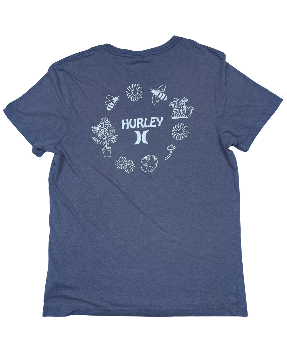 Hurley Nature Earth Graphic T-Shirt (Medium)