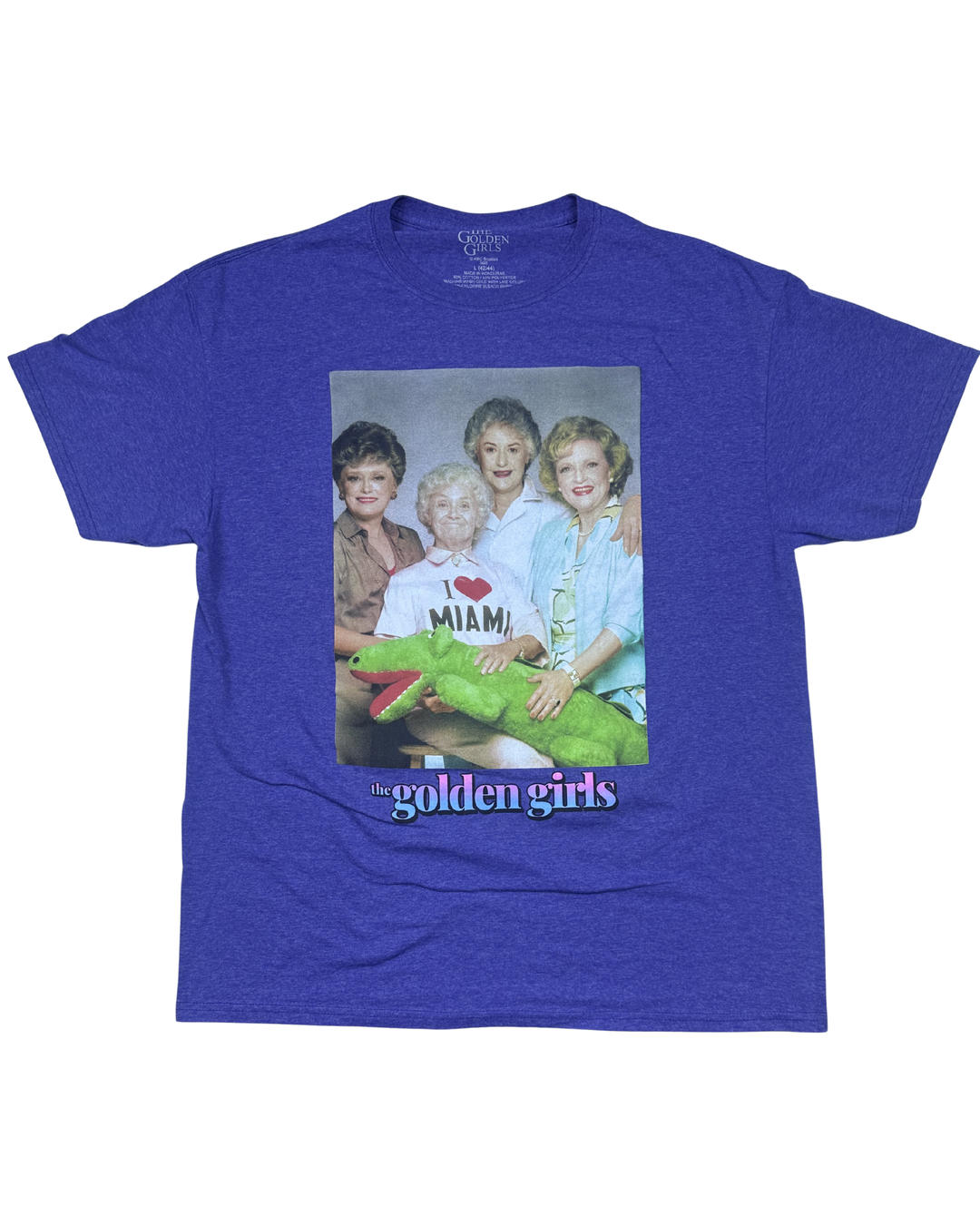 The Golden Girls I Love Miami Graphic T-Shirt (Large)