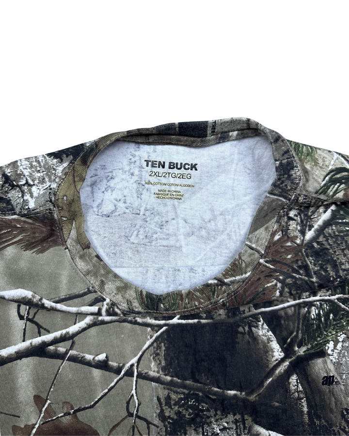 Ten Buck Realtree Camo Graphic T-Shirt - Tag