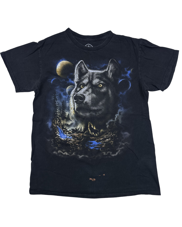 D&M Wolf Moon Graphic T-Shirt (Small)